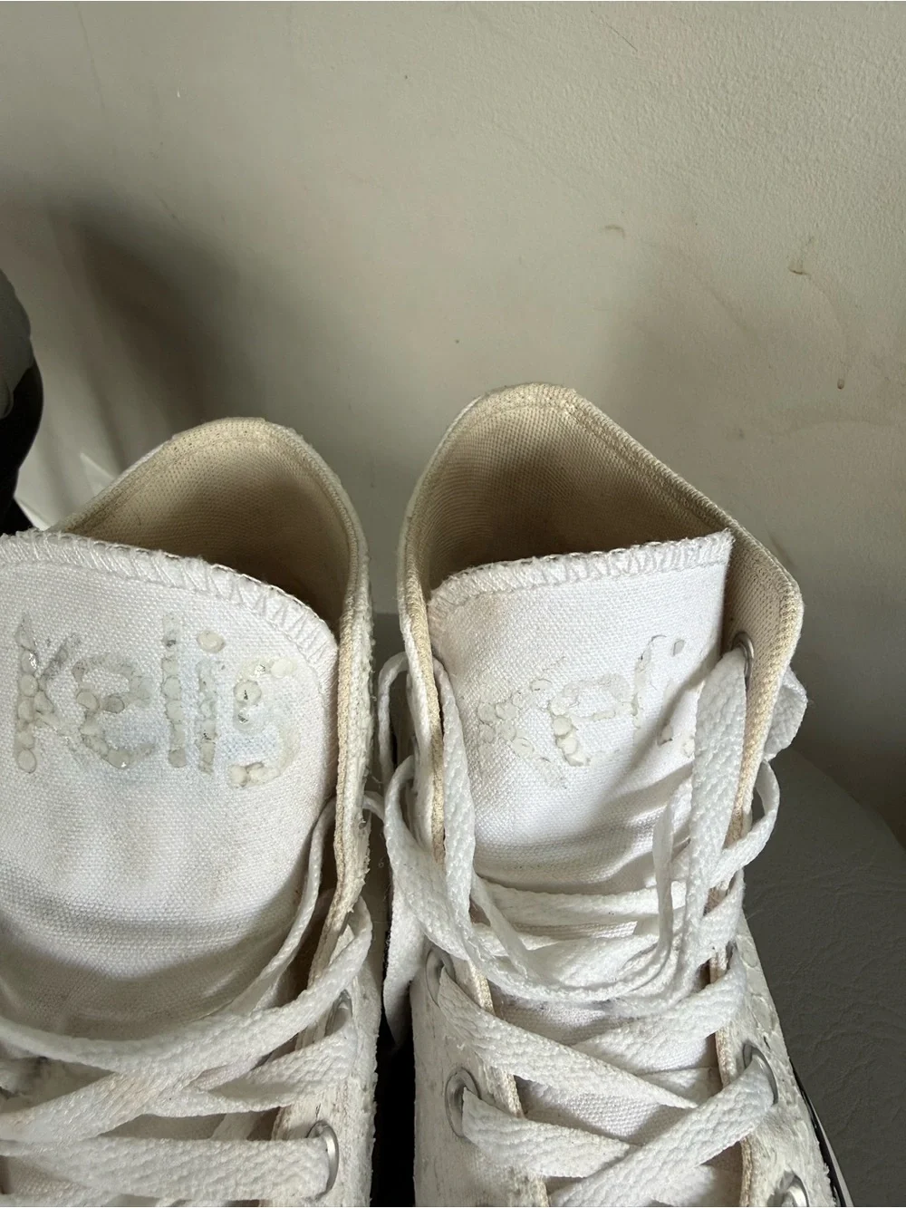 Platform Converse-Textured Lace - Picture 7 of 8